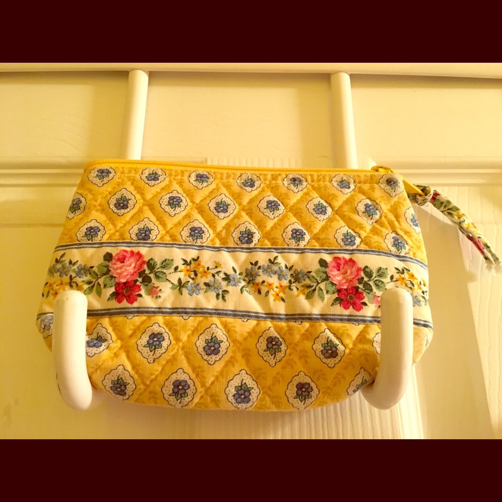 Vera Bradley lined medium cosmetic bag